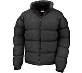 Chaqueta acolchada Holkham Down Feel unisex para adultos de Result Urban M azul oscuro