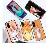 Funda negra para Xiaomi Poco X6 X4 M5 M6 F5 F6 C65 C55 C50 C51 C40 Pro Redmi 14C A3X 13C 12C 11T 10A 9C Note 7 6 8A Plus W-74 One Piece Nami Hancock Redmi 12C ébano