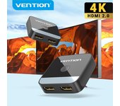 Vention HDMI 2,0 Swicth 4K HDMI Switcher 2 en 1 salida para Xiaomi Mi Box TV Box PS5/4 reproductor de Blu-Ray Fire Stick Roku HDMI Splitter Only HDMI Switch gris