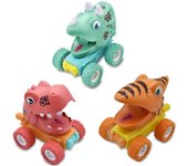 3 piezas de juguetes de dinosaurios para niños de 2 a 5 años, juguetes de camiones monstruo de dinosaurios para niños, regalos de cumpleaños de Navidad para niños 13x11x9cm,3-Pcs