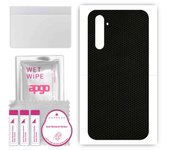 apgo Protective Skin Sticker for the back compatible with Realme 6 Pro, Wrap Film, Foil, Vinyl - Pattern Matrix