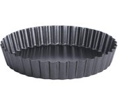 Molde redondo antiadherente de acero al carbono para pizza, pasteles y tartas con base extraíble.(9 pulgadas )