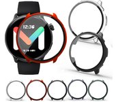 Funda protectora de PC + vidrio templado para Mibro Watch Lite 2, carcasa protectora de pantalla completa, cubierta de parachoques For Mibro Lite 2 negro