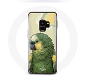 Coque pour samsung galaxy S9 plus Amazone Perroquets Vert