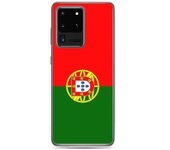 Coque Téléphone - Samsung - Galaxy S20 Plus - Drapeau Portugal - Souple - Multicolore