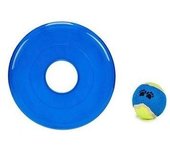 Disco frisbee con pelota para perro juguete para perro