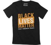 Camiseta ULTRABASIC para hombre Black Lives Matter Shirt Today Tommorow Always Camiseta vintage XS negro