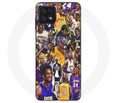Coque Maniacase pour Samsung Galaxy A22 5G kobe bryant all generations champion NBA