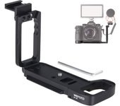 WEPOTO Empuñadura de Mano Soporte L Metal para Sony A9 A7III A7RIII A7M3 A7R Mark WR-A9L (ILCE-7RM3 III)