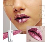 Pudaier Pearly Hidratante Lip Glaze Star Glitter Lip Gloss Pintalabios 01#