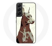 Coque pour Samsung Galaxy S21 FE Doberman Race de chiens