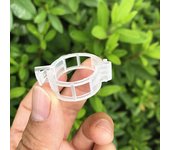 Clip de soporte para plantas de plástico colgante, enrejado de verduras para invernadero, vid, tomate, 50 Uds. blanco