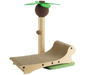 Rascador para gatos con silla de playa, multifuncional, de sisal, universal para las 4 estaciones.