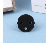 Adaptador de enchufe de viaje de Europa, Alemania a Suiza, 10 A, 250 V, UE a Suiza. negro