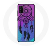 Funda para Samsung Galaxy S20 plus Atrapasueños Fondo Negro Azul y Morado