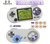 Consola de juegos portátil retro SF2000, máquina de juegos para niños, minireproductor Everdrive inalámbrico IPS portátil para Gameboy, SNES, GBA, Sega