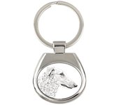 Borzoi, Russian Hunting Sighthound, Russian Wolfhound - keychain with a dog, keychain with a print, personalized pendant from the Art-Dog brand plata