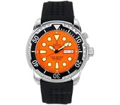 Reloj automático para hombre Ratio FreeDiver Version 02 Helium Safe 1000M Zafiro Esfera naranja 1068HA90-34VA-ORG-V02 naranja