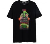 Tortugas Ninjas mutantes adolescentes: Camiseta de skateboard para hombre de Mutant Mayhem L negro