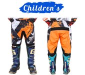 Pantalón de Motocross niño carreras Racer niño niña motocicleta todoterreno niño MX Enduro MOTO montaña niño cuesta abajo 20 22 24 26 28 24