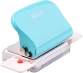 KW-trio Perforadora de Papel de 6 Orificios Perforadora de Metal Manual Capacidad de 5 Hojas 6 mm para Cuaderno A4 A5 B5 Planificador Diario de Recortes verde