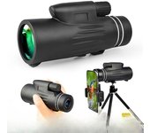 Monoscopio 12 × 50 Concierto de alta definición Cámara de teléfono móvil Telescopio con zoom de video