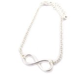 Les Trésors De Lily [K3284] - Pulsera 'Infinity' de Plata plata