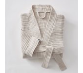 Peignoir kimono mixte Gaze de coton unie Gaïa - Gaïa Pampa - Taille L/XL
