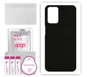 apgo Adhesivo Protector para la Parte Trasera Compatible con Oppo A54 (2021), Película envolvente, papel de aluminio y vinilo: matriz de patrones