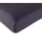 Drap housse Prune 160 x 200 cm / 100% coton / 57 fils/cm²