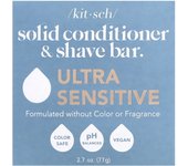 Kitsch, Solid Conditioner and Shave Bar, Ultra Sensitive, Fragrance-Free, 2.7 oz (77 g)