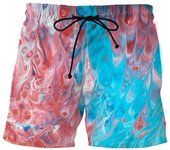 Pantalones cortos casuales elásticos negros de tela para playa de verano para hombre, con estampado 3D y calaveras de dibujos animados S