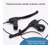 1 par de palanca de freno trasero para bicicleta eléctrica, mango de freno, accesorio para bicicleta