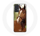 Coque pour Samsung Galaxy A32 5G Quarter Horse Marron Race de cheval