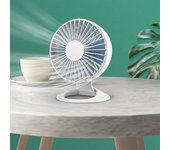 Ventilador pequeño Mini ventilador portátil silencioso para dormitorio de estudiantes ventilador de escritorio de oficina ventilador de coche ZPG blanco