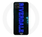 Coque pour Samsung Galaxy A22 5G Riverdale Série Logo bleu