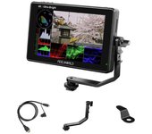 Monitor para cámara DSLR Feelworld LUT7S PRO de 7 pulgadas, ultrabrillante, 2200 nits, pantalla táctil 3D LUT, 1920 x 1200 IPS, 4K, kit de fuente de alimentación externa, entrada/salida HDM/SDI (F970