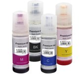 Compatible con impresora Epson 003 L4158 L3110 L3116 L3150 L3156 L5190 L5196, reemplazo de tinta pigmentada de inyección de tinta de 70ml 70ml magenta