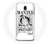 Coque pour Samsung Galaxy S4 One Piece Manga affiche de recherche Blanche