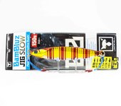 Jackall Metal Jig Bambluz Slow 150 gramos Glow Belly Red Gold Stripe (8169)