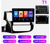 Radio Android para coche Mitsubishi Outlander 3 2012-2019, reproductor multimedia, unidad principal, estéreo, navegación GPS, Bluetooth, WIFI, 1+16 GB 1+16GB,A