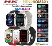 Reloj inteligente AMOLED HK9 Pro Max + Gen4 mejorado ChatGPT NFC Álbum de fotos Brújula Frecuencia cardíaca Música local Hombres Deporte 2024 Nuevo reloj