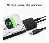 Cable adaptador de disco duro USB 3.0 a Sata 3.5 2.5 para Samsung Seagate WD HDD SSD USB 3
