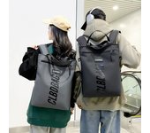 Mochila Mochila De Estudiante Masculino Mochila De Viaje Deportiva gris