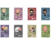 Expositor acrílico comercial Takara Tomy Arts Pepakura BOX 8 fabricado en acrílico SPY×FAMILY, productos, tipos, aprox.. 60 mm,