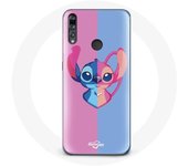 Funda para Huawei p30 lite Stitch y angel azul rosa