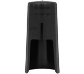 Hebilla de Metal para saxofón, Clip de cuero + tapa, ajuste de tornillo de cobre único, ligadura de saxofón compacta JS03 tenor negro