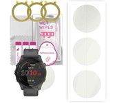 3 protectores de pantalla mate de hidrogel apgo para Garmin Forerunner 255, película de hidrogel, TPU flexible y suave con capa de posicionamiento de fácil instalación.