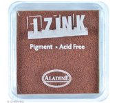 Encreur à pigment Izink Aladine - 36 coloris - 3,5 x 3,5 cm Encreur Izink Aladine, - Couleur : Marron (Brown) - Encre très