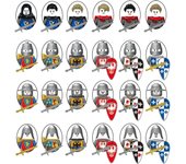 Roma Espartaco Caballeros Medievales Soldados Espartaco Arma Armadura Casco Bloques de Construcción Juguetes para Niños Regalo para Niños